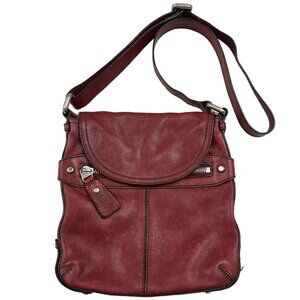 Fossil Burgundy Crossbody Bag
